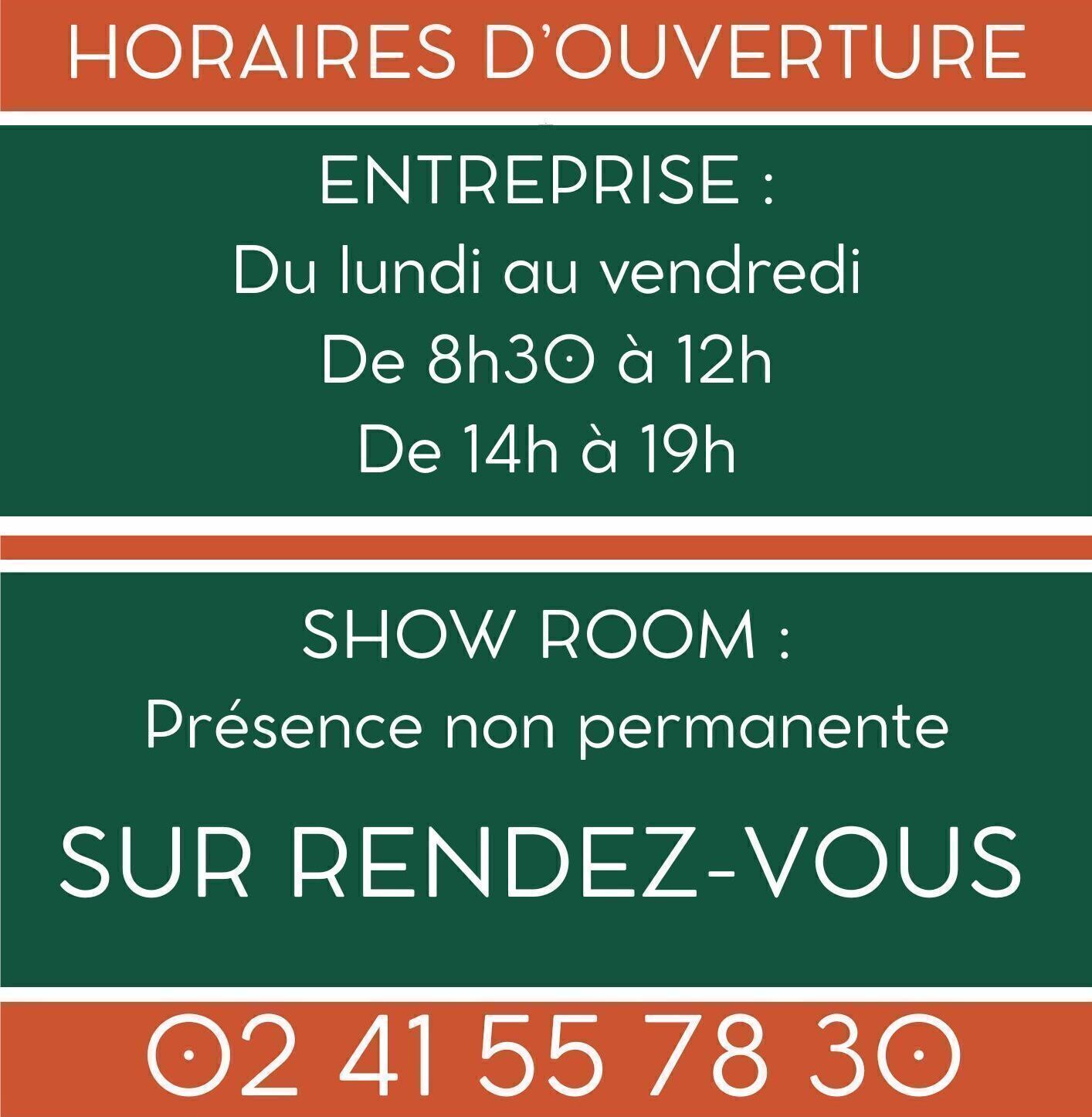 Horaires d'ouverture